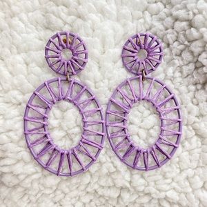 Thread Wrap Drop Earrings